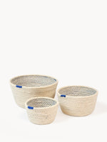 Load image into Gallery viewer, Amari Bowl - Blue (Set of 3)
