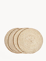 Load image into Gallery viewer, Kata Spiral Placemat - Natural (Set of 4)
