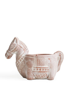 Terracotta Pot - Horse