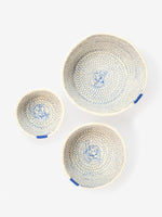 Load image into Gallery viewer, Amari Bowl - Blue (Set of 3)
