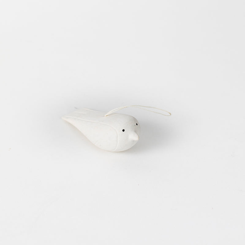 Hand-Carved Bird Ornament