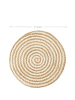 Load image into Gallery viewer, Kata Spiral Placemat - Natural (Set of 4)
