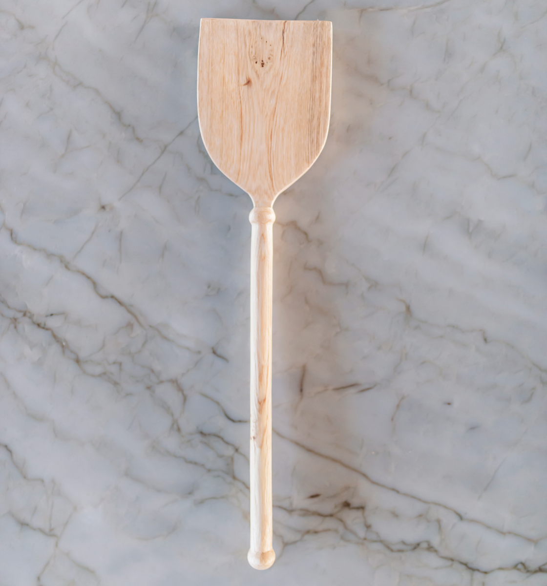 Hand Carved Wooden Spoon - Kenzie Blunt End