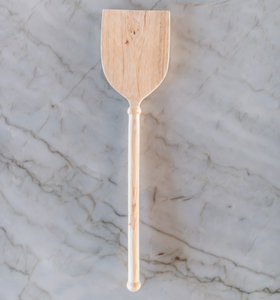 Hand Carved Wooden Spoon - Kenzie Blunt End