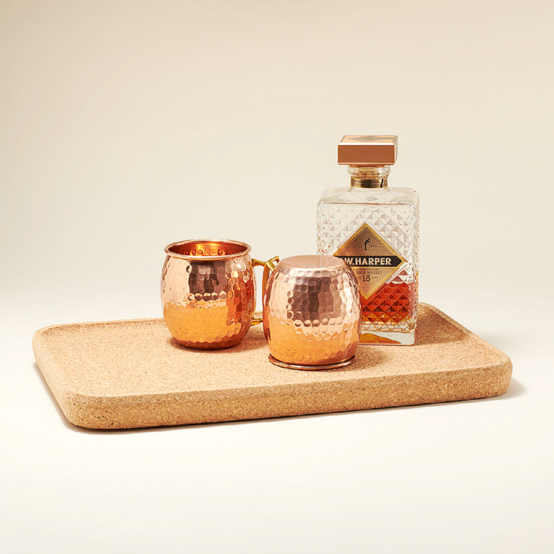 Modern Home Cork Tray (Rectangular)