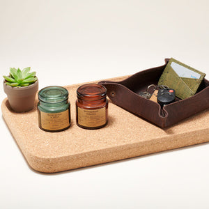 Modern Home Cork Tray (Rectangular)