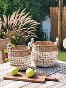 Ula Mesh Basket - White