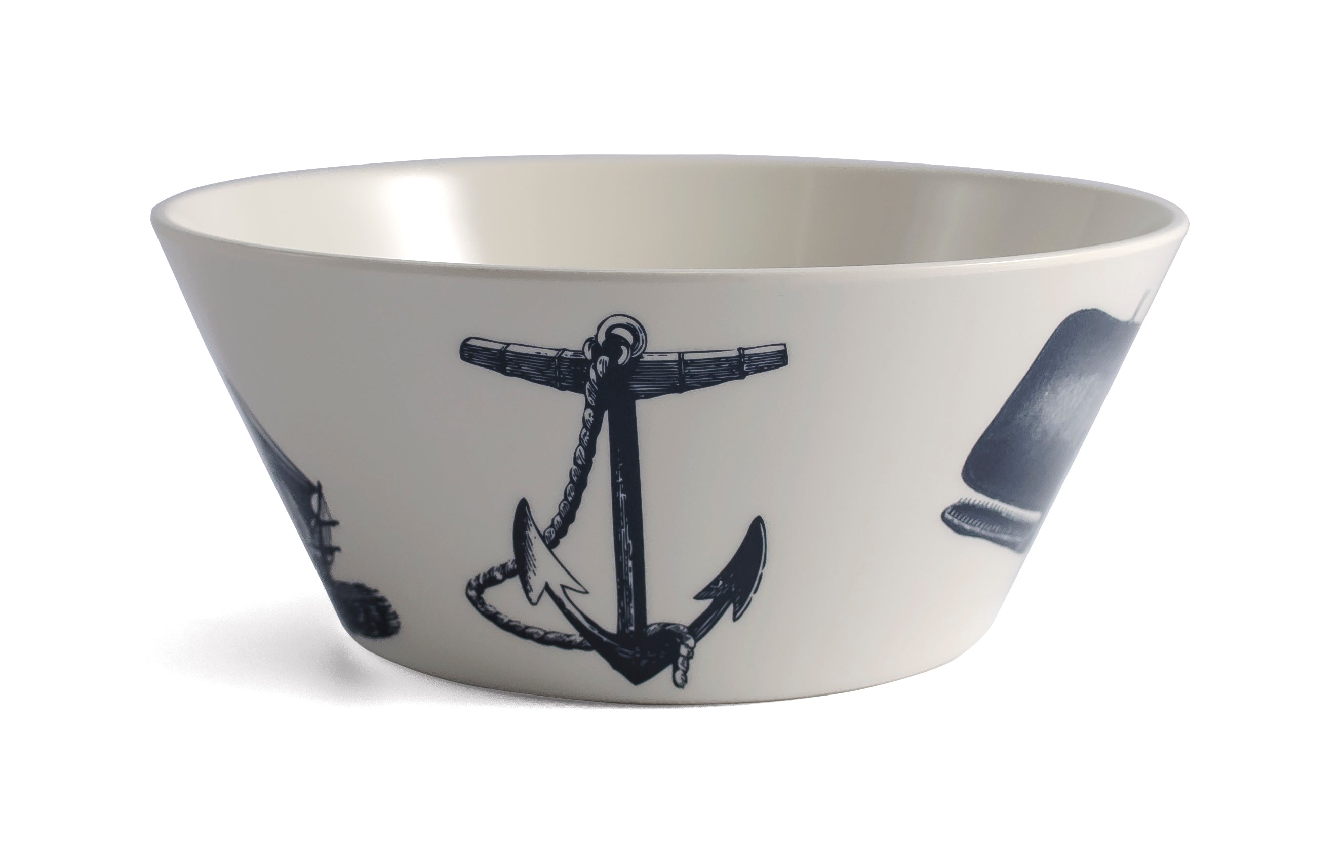 Scrimshaw Serving Bowl