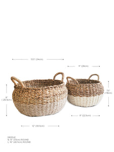 Ula Floor Basket - Natural