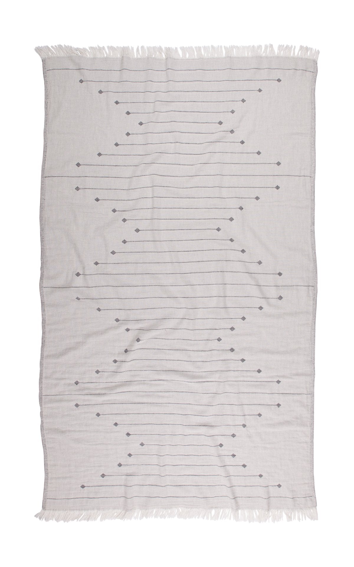 Connecting Dots Towel - Black & White