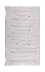 Load image into Gallery viewer, Connecting Dots Towel - Black &amp; White
