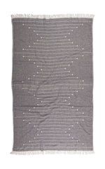 Load image into Gallery viewer, Connecting Dots Towel - Black &amp; White
