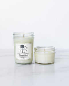 Coconut Oasis Scent Coconut Wax Candle