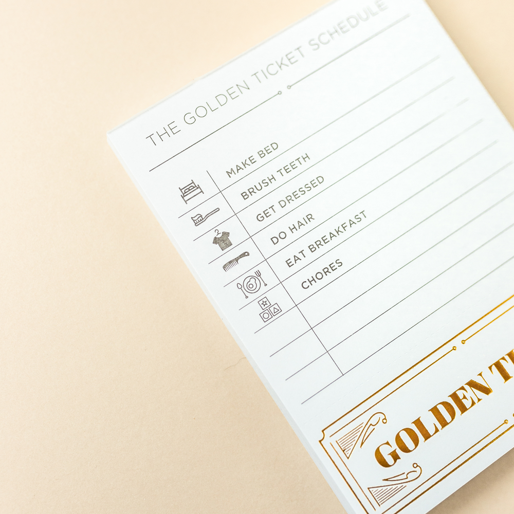 2 month Golden Ticket Chore Charts