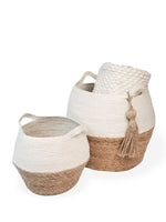 Load image into Gallery viewer, Agora Jar Basket - Natural (Set of 2)
