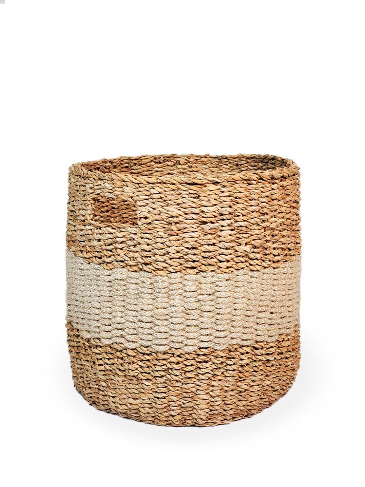 Savar Hamper Basket with Handle - Natural (Set of 3)