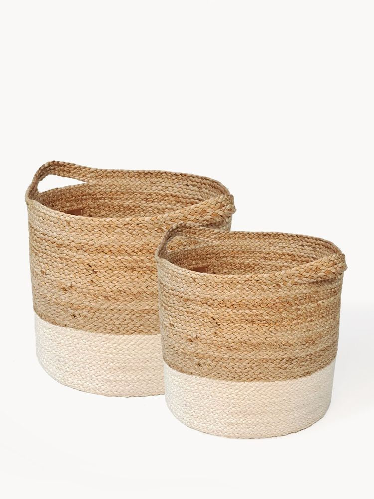 Kata Colorblock basket (Set of 2)