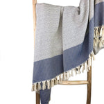 Load image into Gallery viewer, Diamond Stripe Turkish Throw
