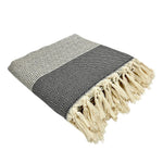 Load image into Gallery viewer, Diamond Stripe Turkish Throw
