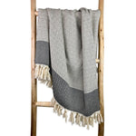 Load image into Gallery viewer, Diamond Stripe Turkish Throw
