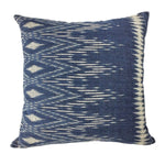 Load image into Gallery viewer, Indigo Ikat Pillow Cover
