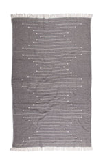 Load image into Gallery viewer, Connecting Dots Towel - Dusty Blush and White
