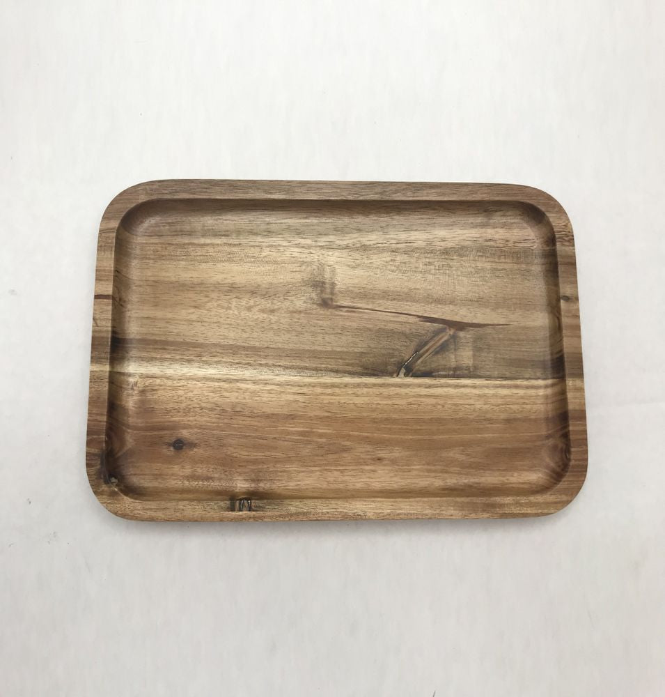 Acacia Serving rectangle tray / dish 10" X 7"