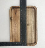 Load image into Gallery viewer, Acacia Serving rectangle tray / dish 10&quot; X 7&quot;
