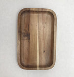 Load image into Gallery viewer, Acacia Serving rectangle tray / dish 8&quot; X 5&quot;
