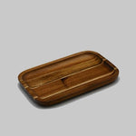 Load image into Gallery viewer, Acacia Serving rectangle tray / dish 8&quot; X 5&quot;
