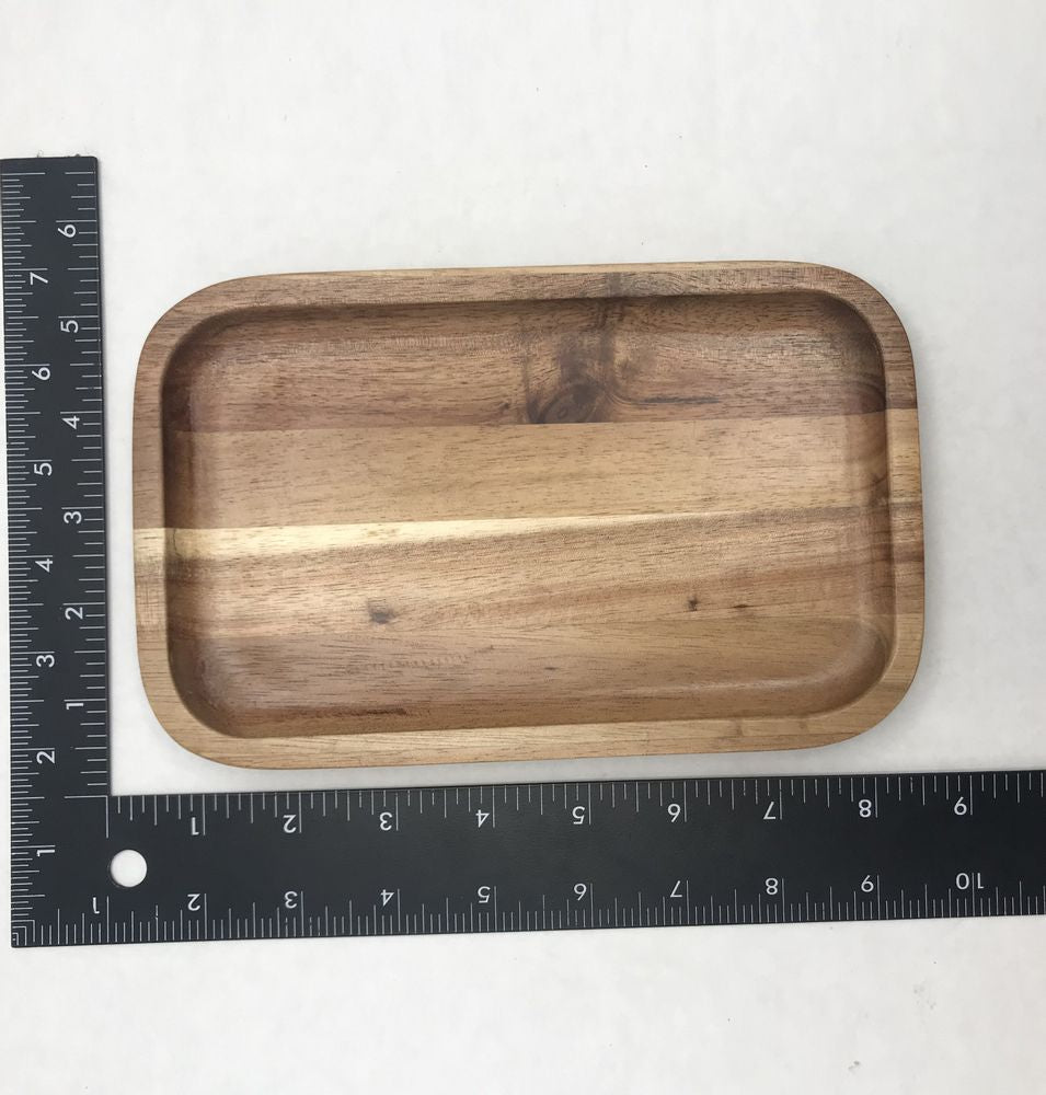 Acacia Serving rectangle tray / dish 8" X 5"