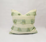 Load image into Gallery viewer, Striped Feijoa Green Pillow
