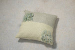 Load image into Gallery viewer, Diamond Feijoa Green Pillow with Tassels
