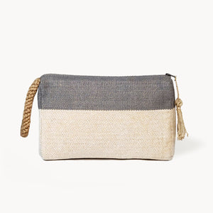 Block A Clutch - Gray