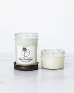 Load image into Gallery viewer, White Tea + Ginger Scent Coconut Wax Candle
