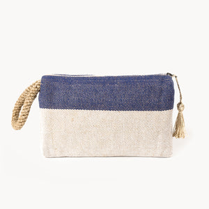 Block A Clutch - Blue