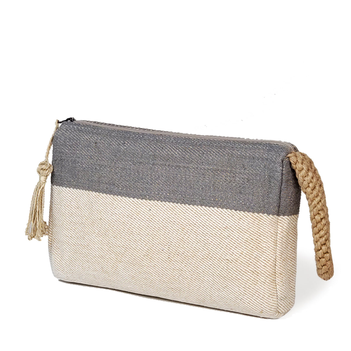 Block A Clutch - Gray