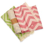 Load image into Gallery viewer, Mersin Eco-friendly Ultra Soft Chevron Towel - Green
