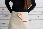 Load image into Gallery viewer, The Cream Tatreez Apron
