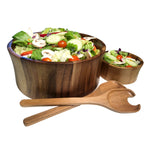 Load image into Gallery viewer, Maribo Large Salad Bowl with Servers
