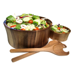 Maribo Large Salad Bowl with Servers