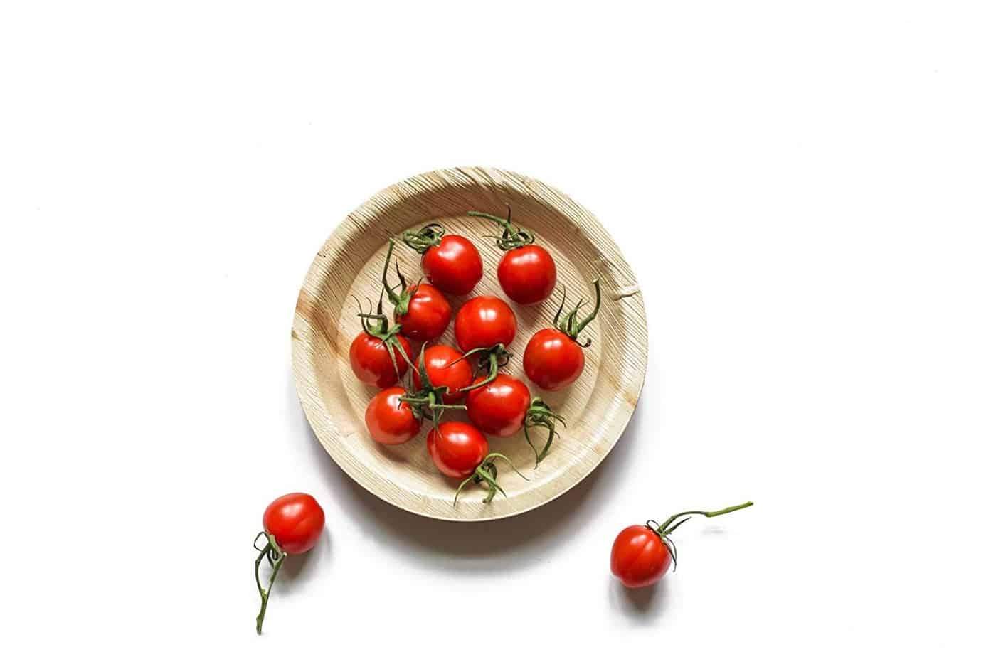 Palm Leaf Round Plates 8" Inch (Set of 25/50/100) - FREE US Shipping